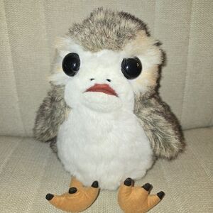 Star Wars PORG action plush sound motion moving wings mouth Disney The Last Jedi